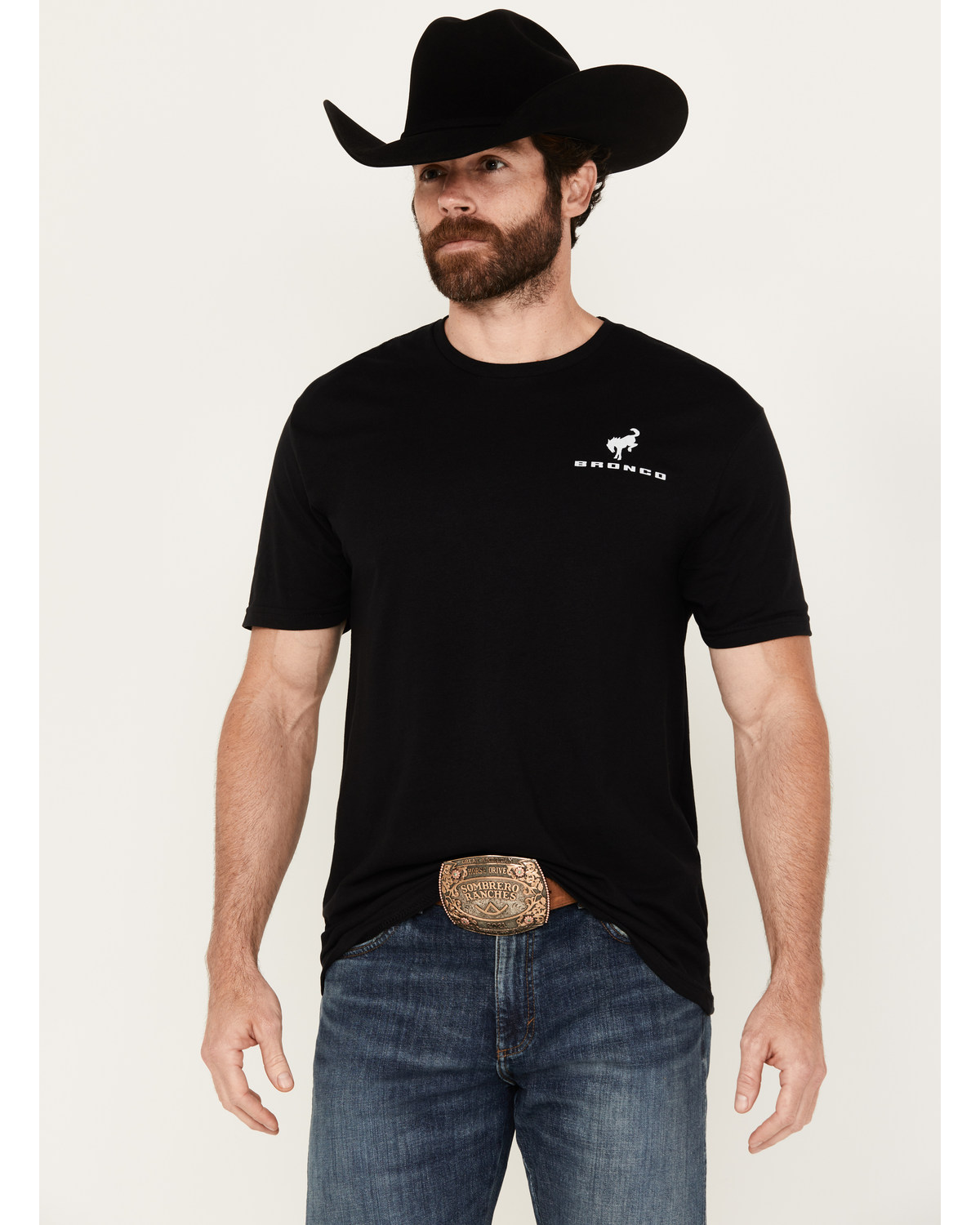 Buckwear Men's Bronco Trail Buster Short Sleeve Graphic T-Shirt