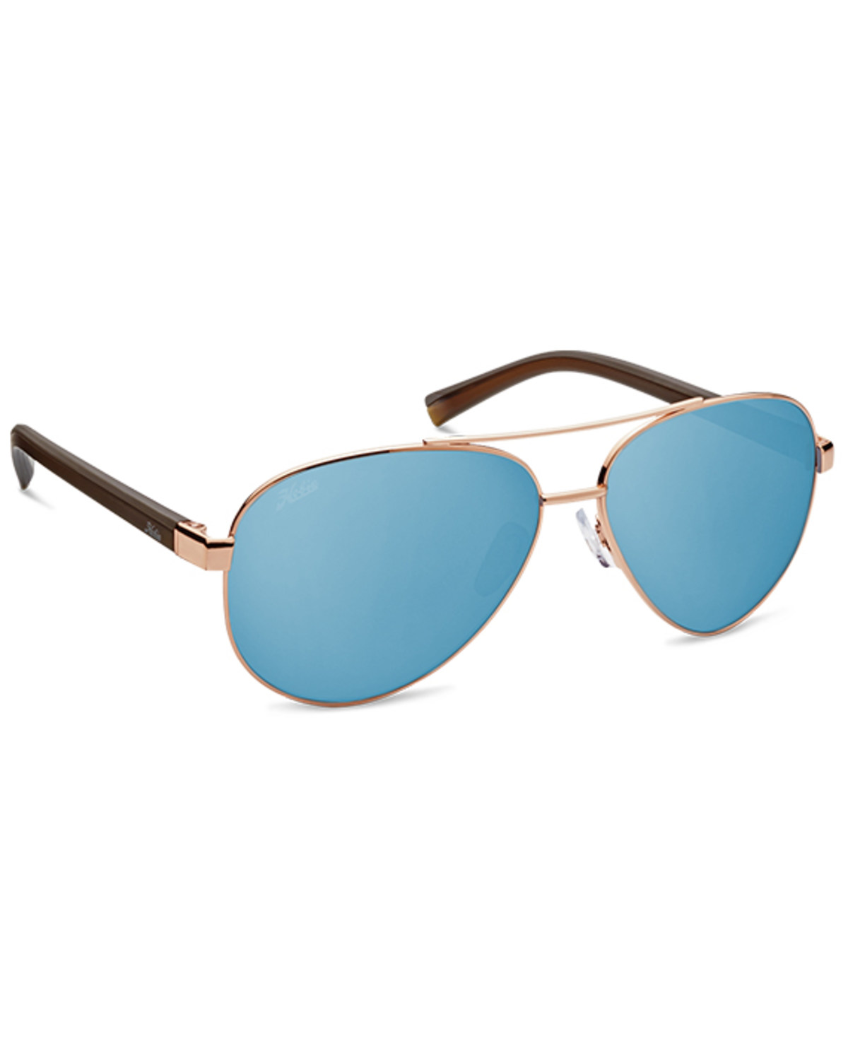 Hobie Broad Shiny Gold & Gray PC Polarized Sunglasses