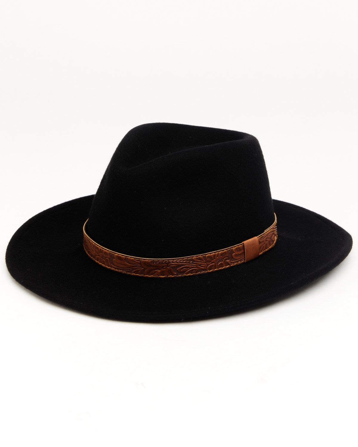 Cody James Men's Brown Leather Embossed 