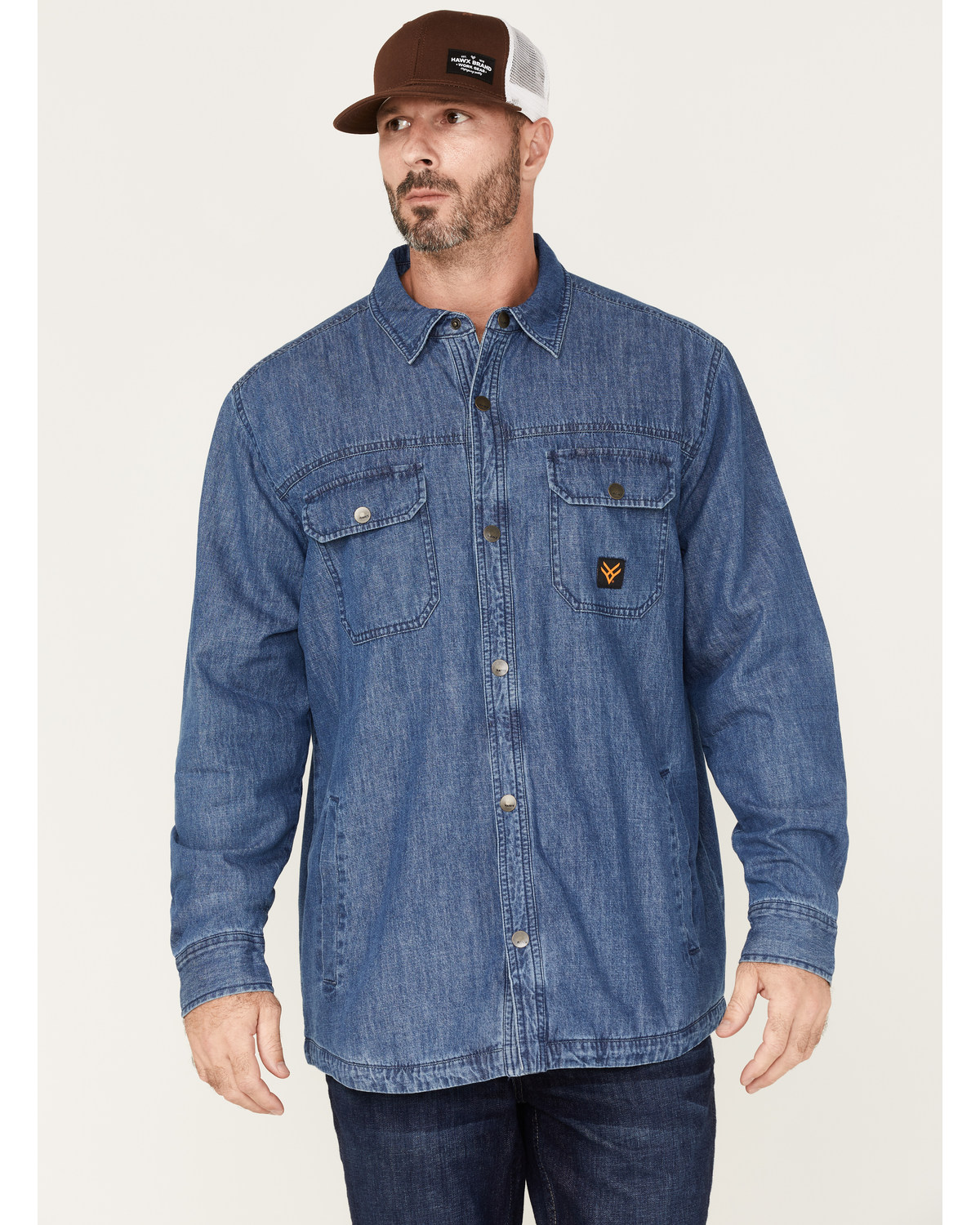 Hawx Men's Denim Shirt Jacket - Big & Tall