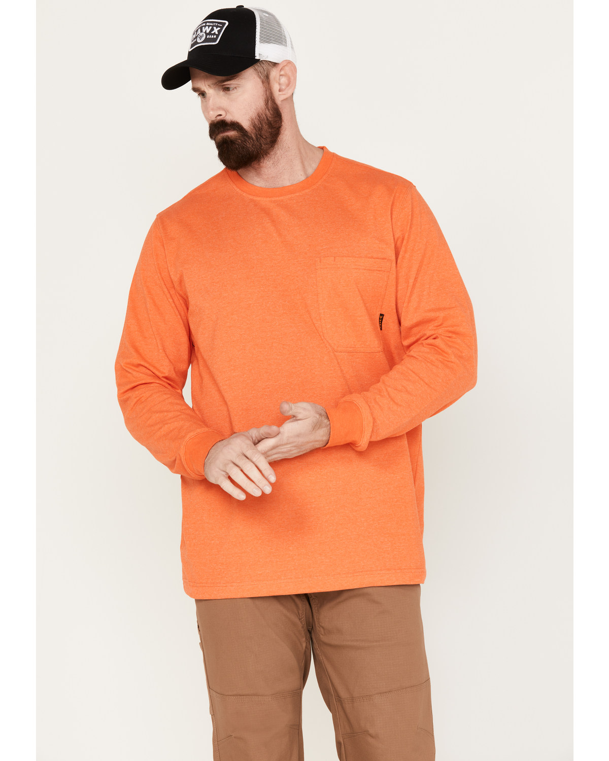 Hawx Men's Forge Long Sleeve Pocket T-Shirt