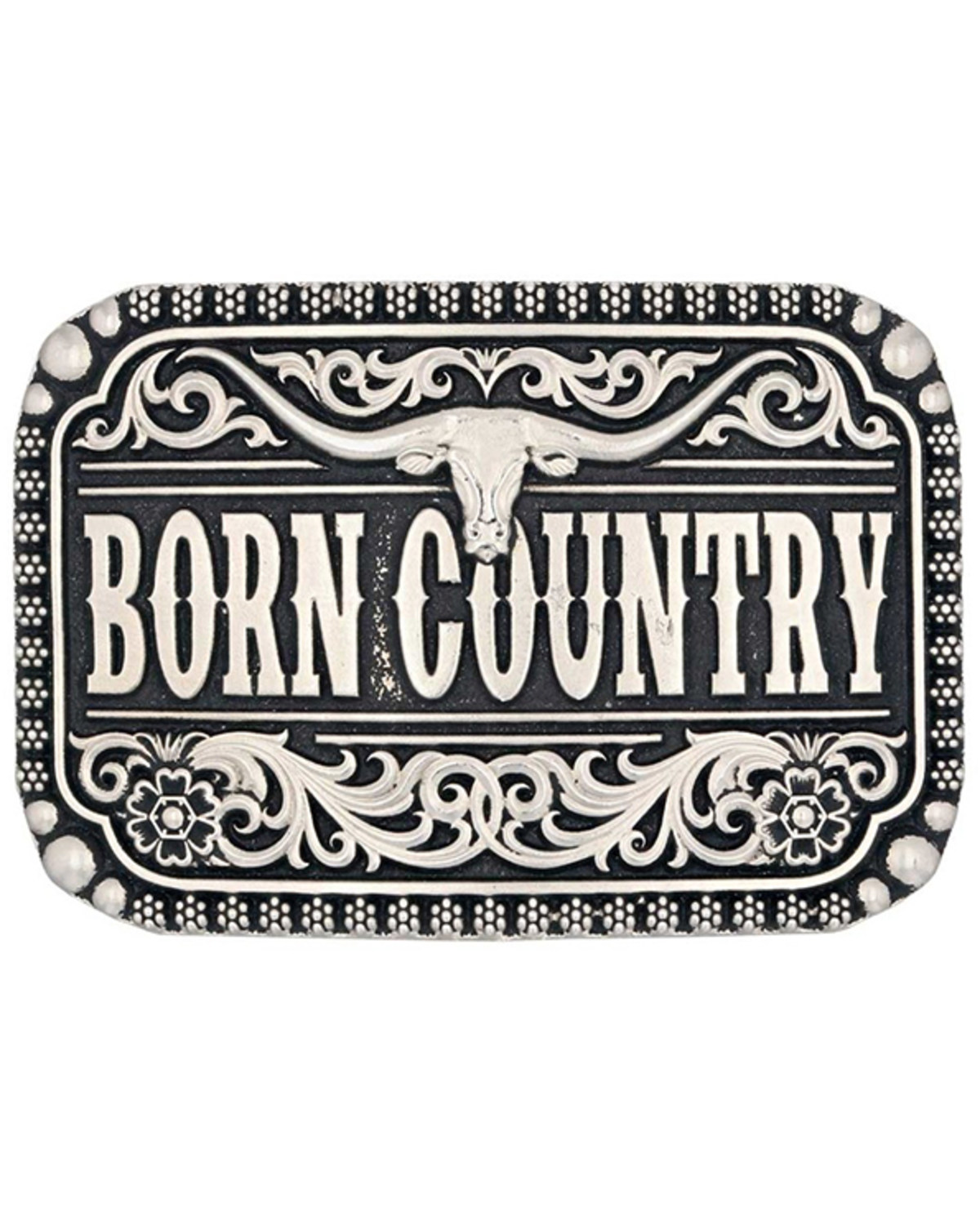 Montana Silversmiths Born Country Attitude Belt Buckle