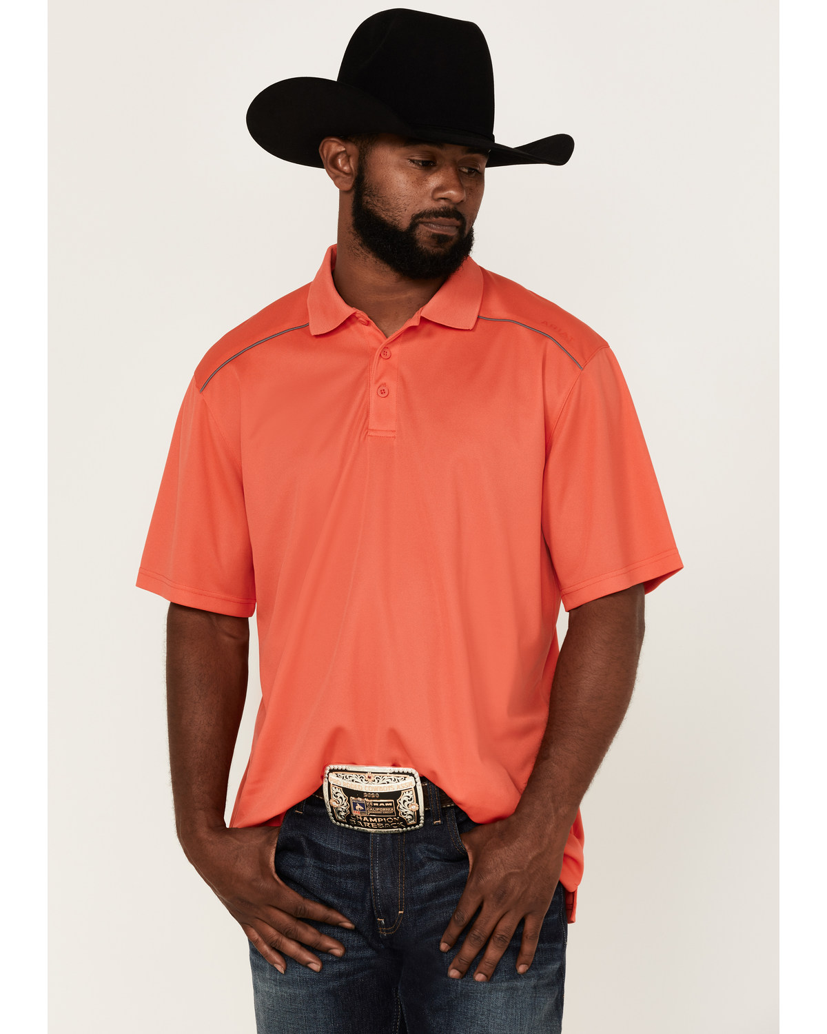 Ariat Men's Tek 2.0 Hibiscus Polo Shirt