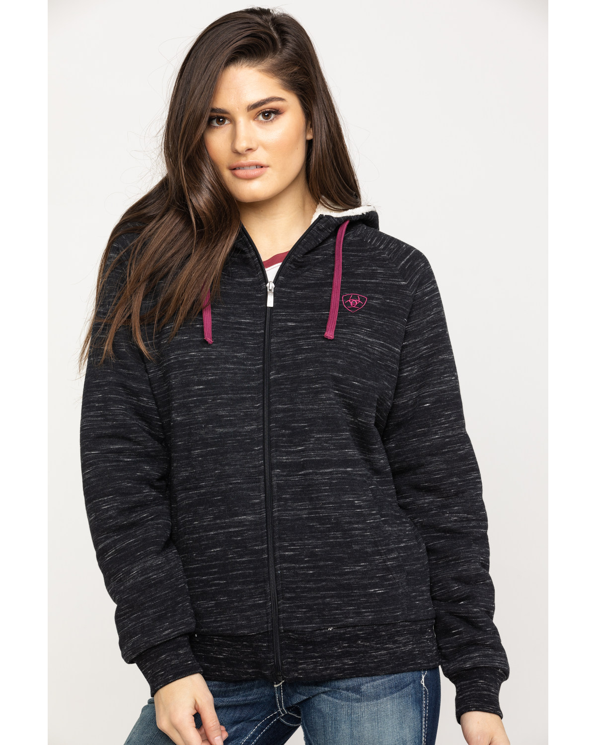 ariat zip up hoodie