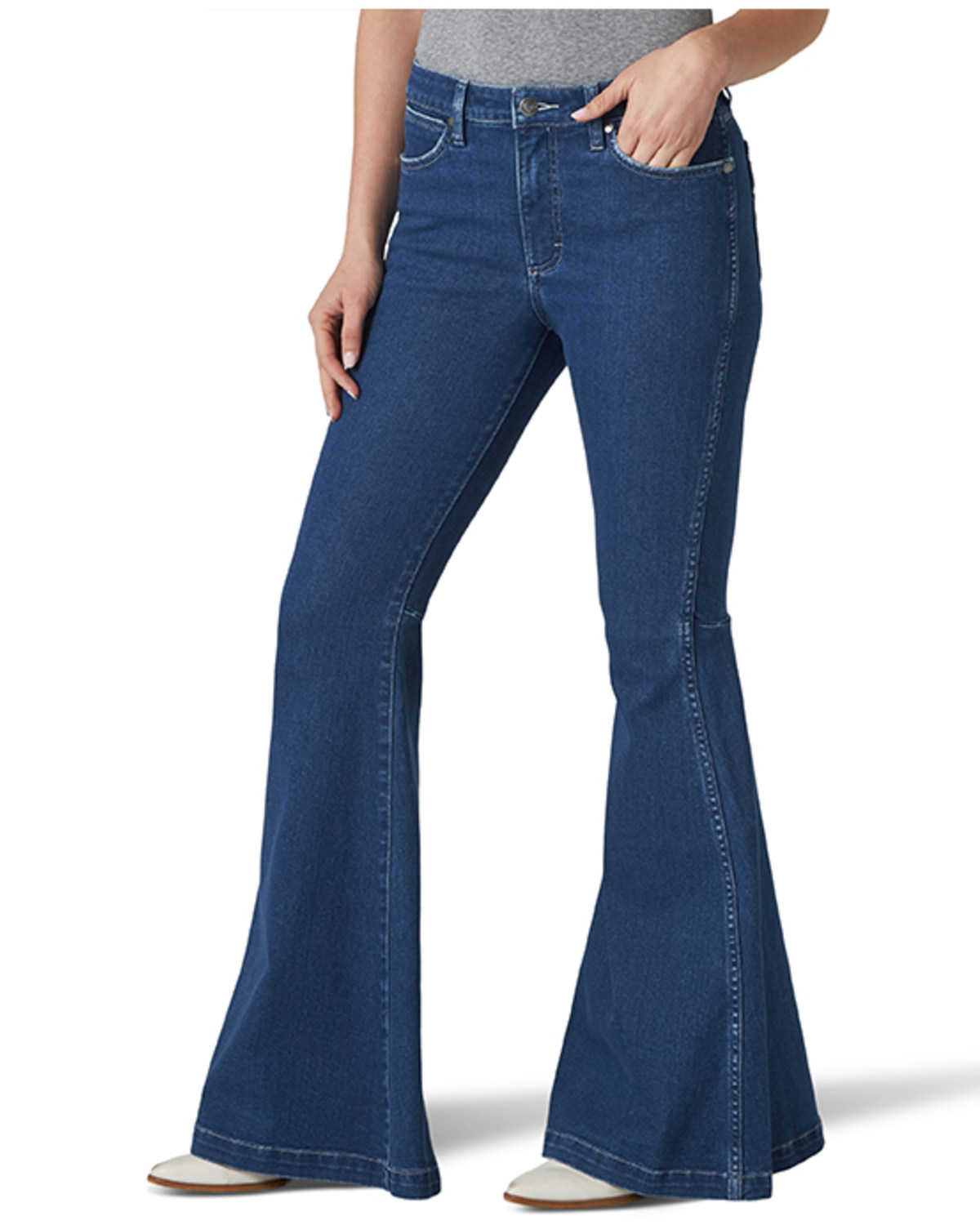womens wrangler flare jeans