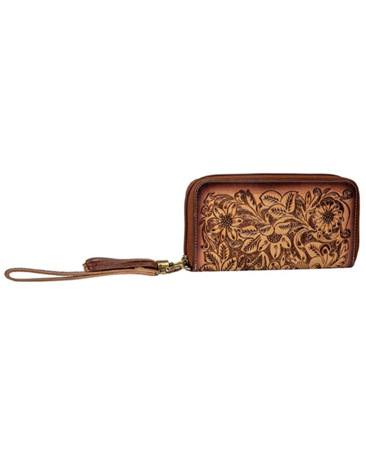 Myra Bag Women's Magnolia Grove Hand-Tooled Wallet