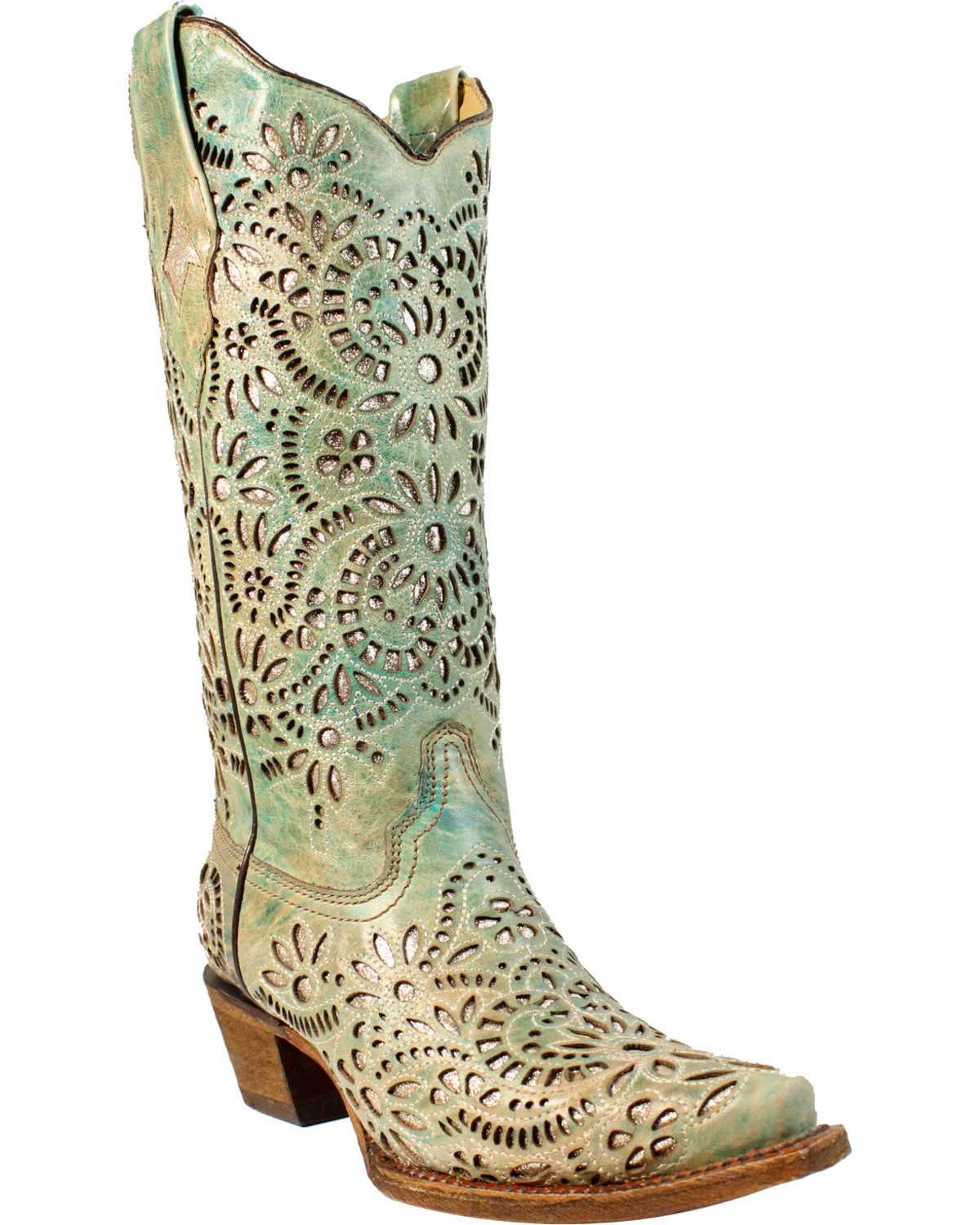 corral women's glitter inlay western boots