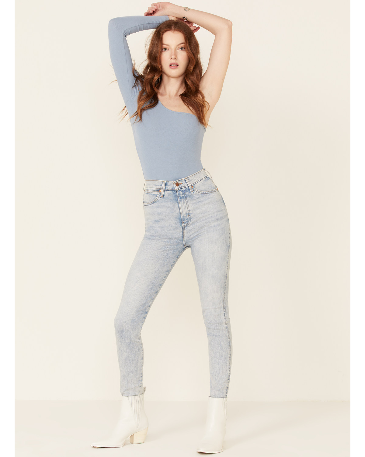Wrangler ankle jeans clearance