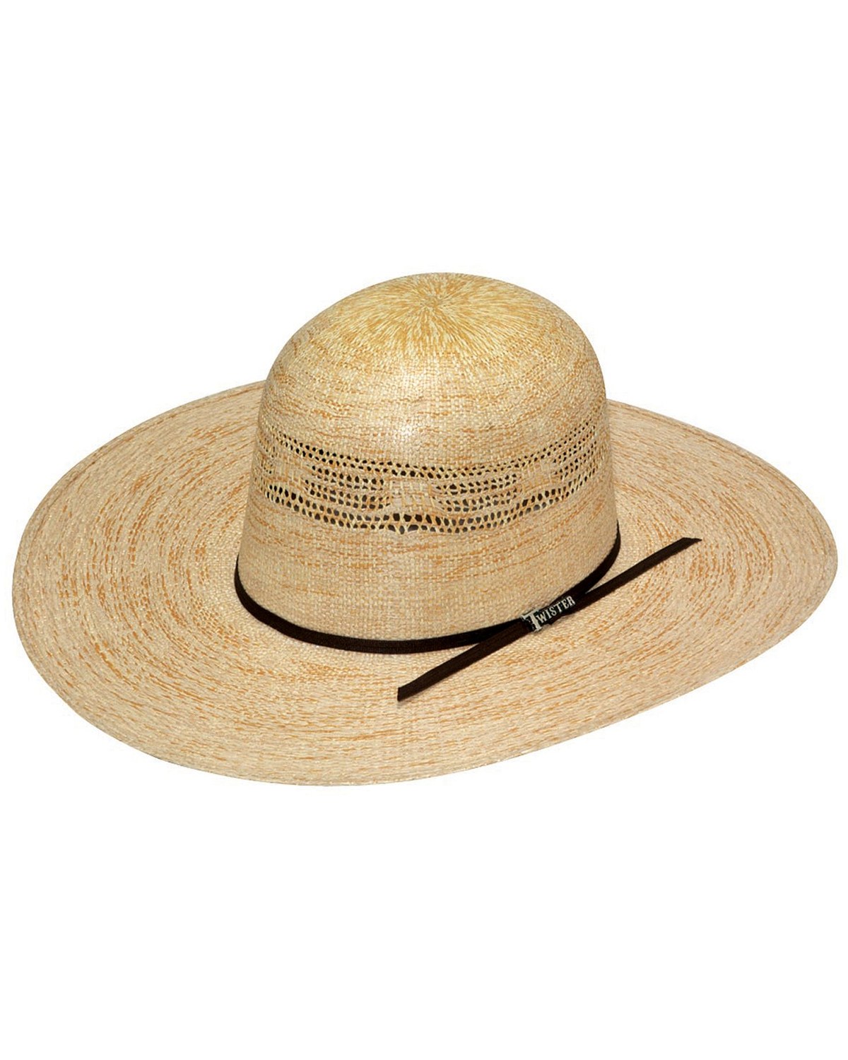 Twister Bangora Open Crown Straw Cowboy Hat