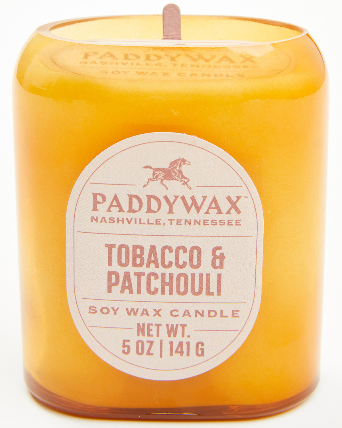 Paddywax Vista 5oz Tobacco & Patchouli Glass Candle