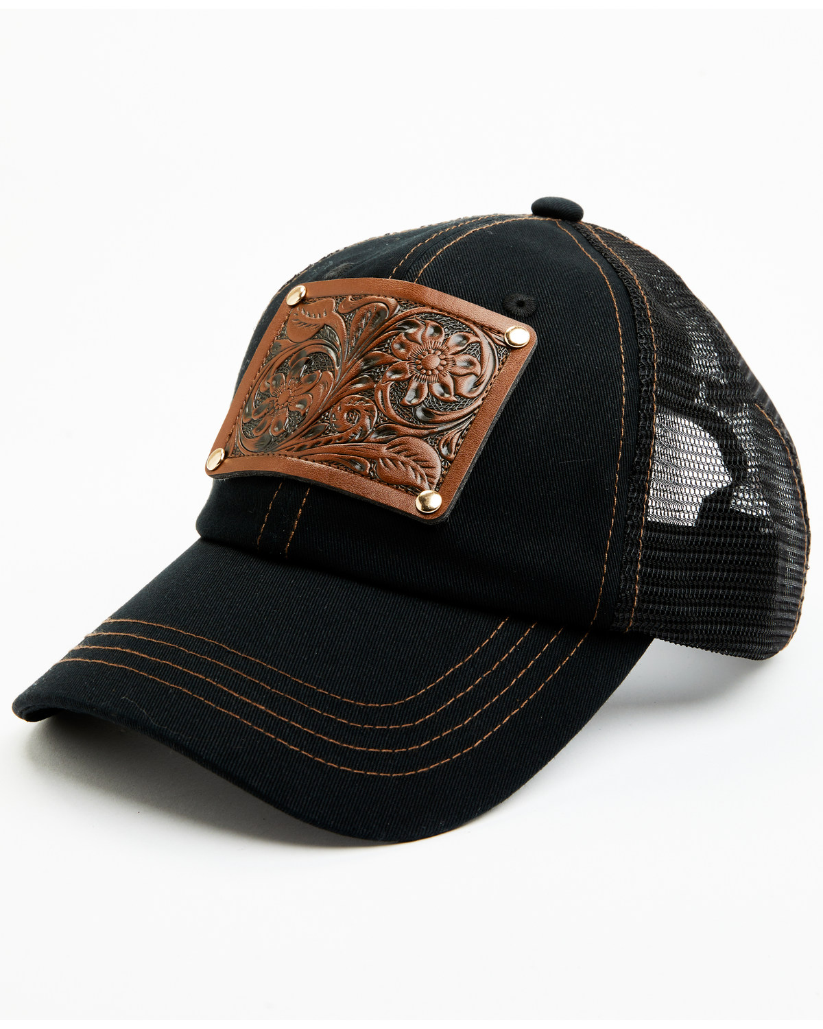 Shyanne Women's Floral Tooled Patch Baseball Cap