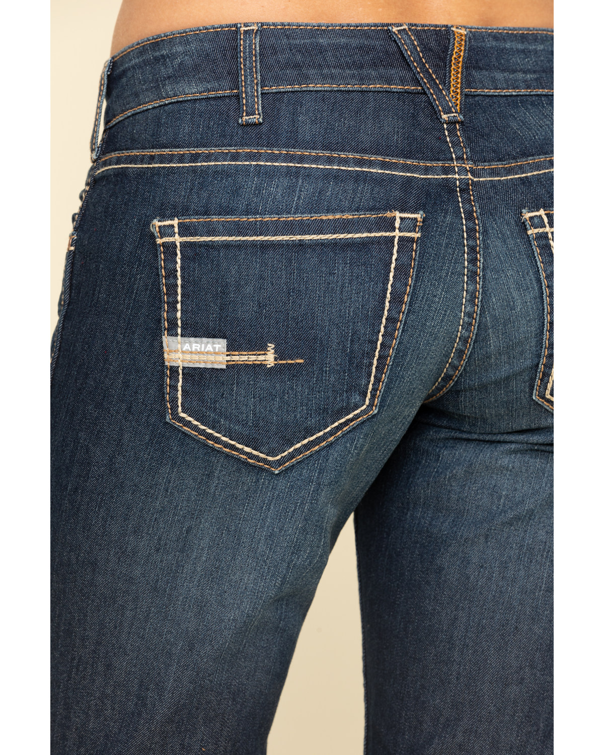 Ariat Women's Rebar Mid Rise Durastretch Riveter Work Bootcut Jeans ...