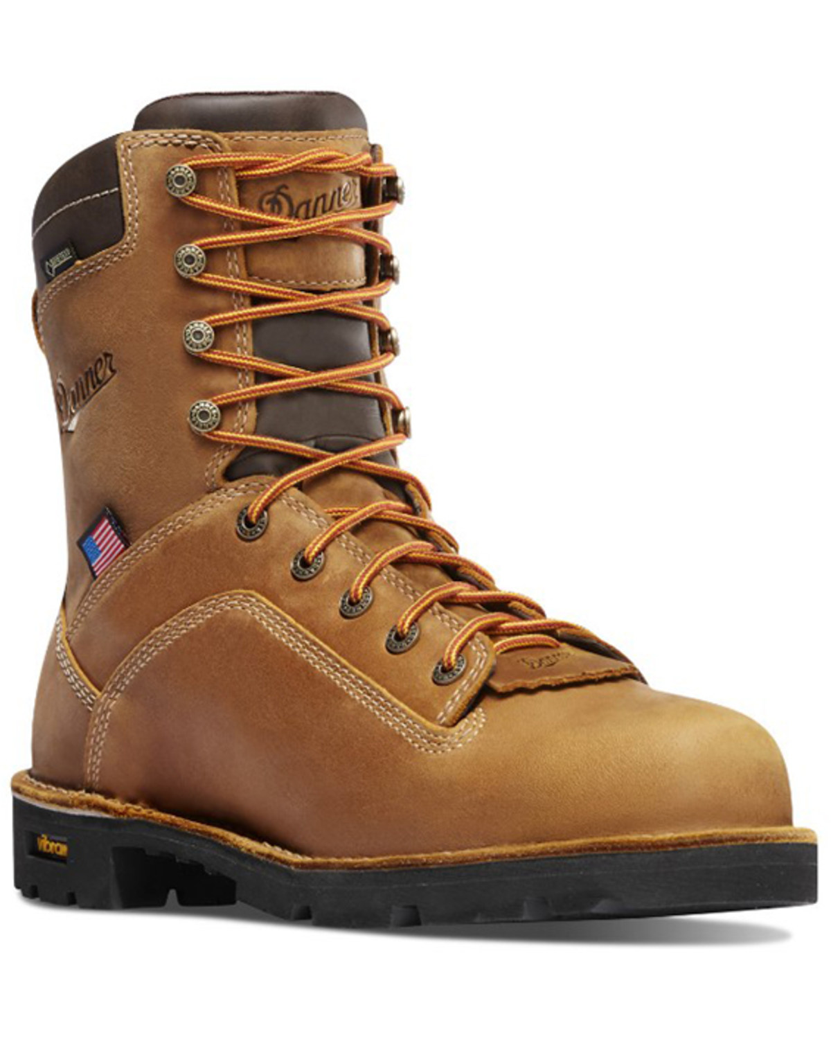 Danner Men's Quarry 8" Lace-Up Waterproof Work Boot - Alloy Toe