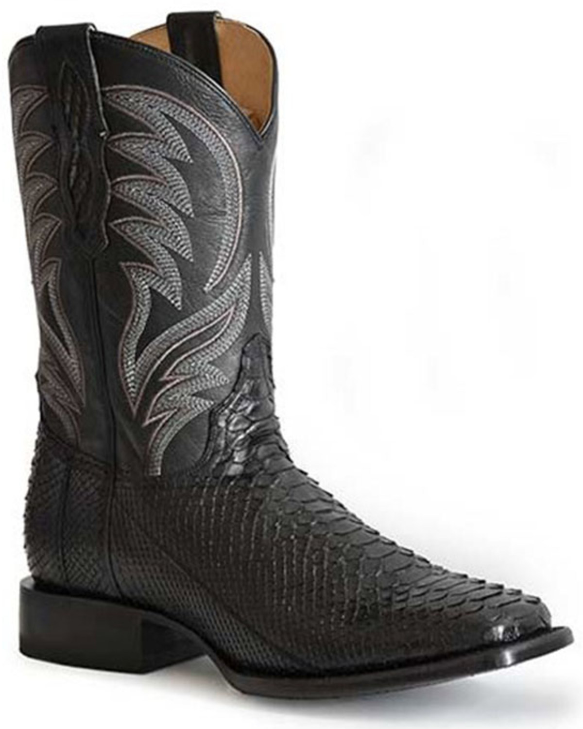 Roper Men's Peyton Exotic Python Skin Western Boots - Square Toe