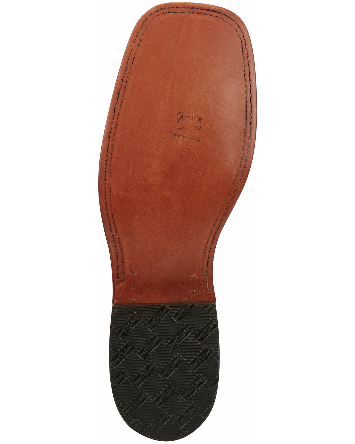 tony lama chocolate vintage smooth ostrich