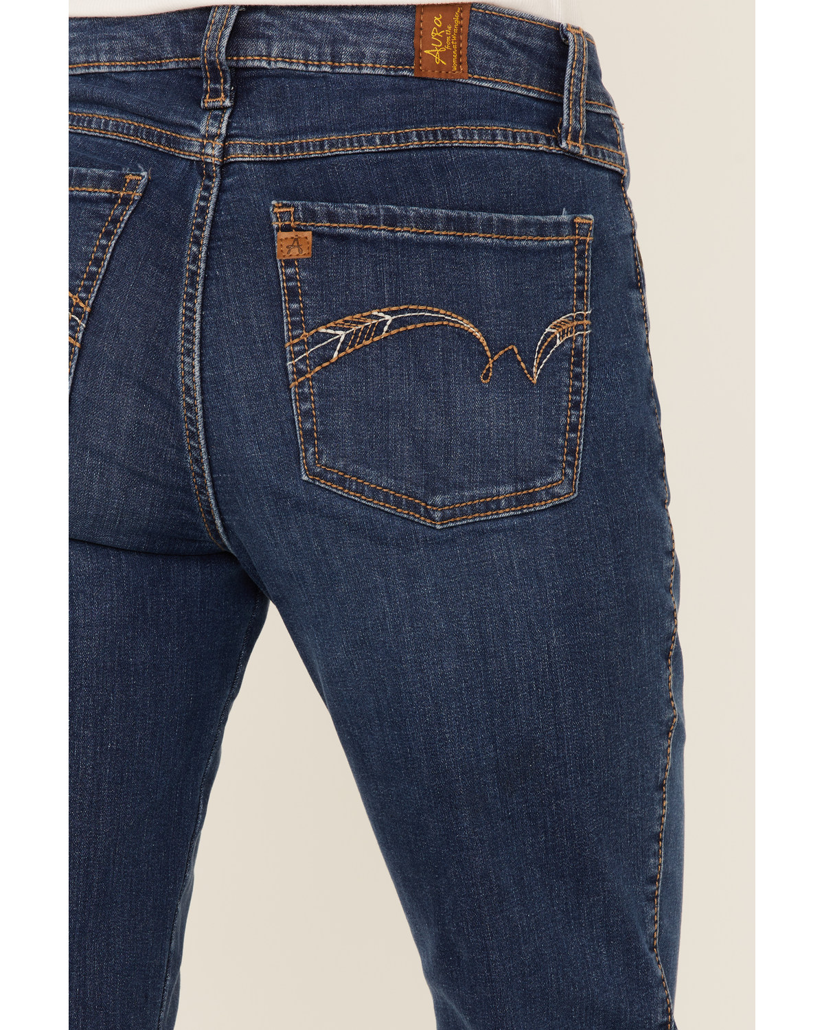 Wrangler Women's Aura Jennifer Dark Wash Bootcut Jeans | Boot Barn