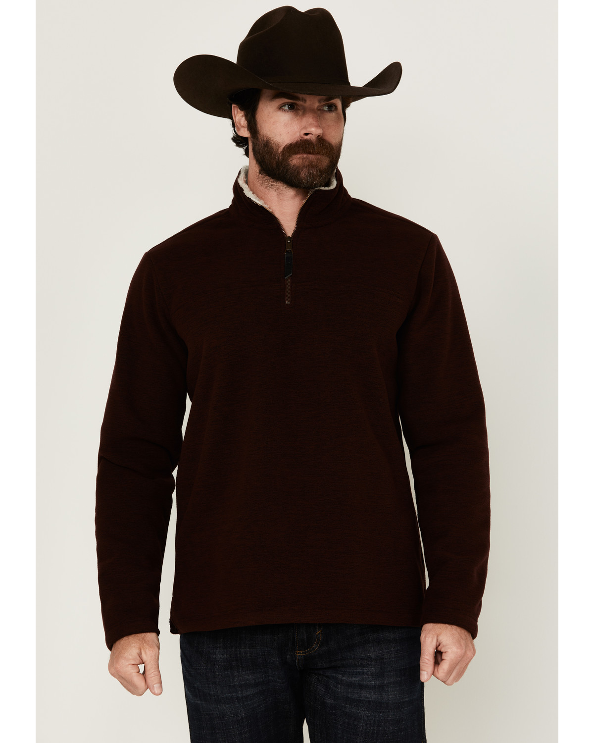Cody James Men's Arctic Solid 1/4 Zip Fleece Pullover