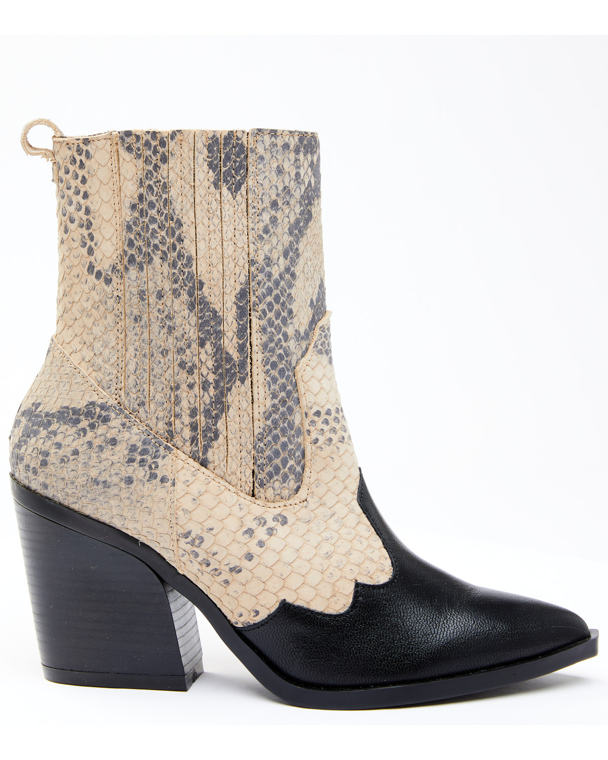 Dan Post Women's Snake Print Fashion Booties - Snip Toe | Boot Barn