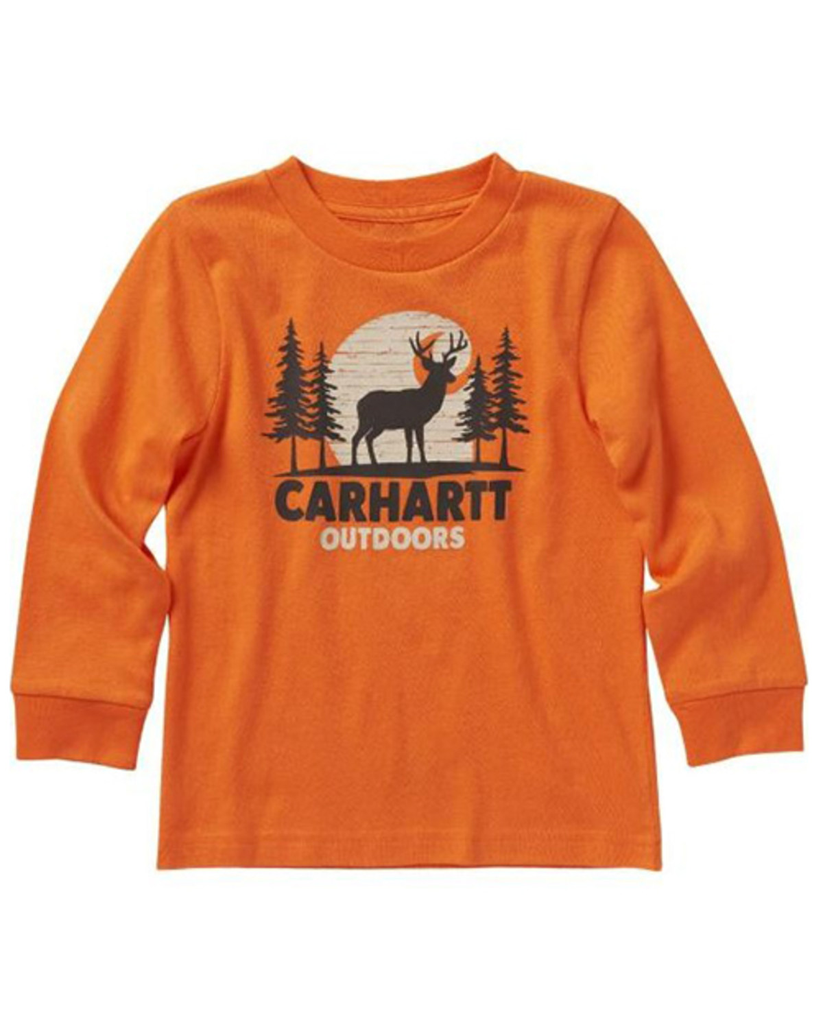 Carhartt Boys' Deer Logo Graphic Long Sleeve T-Shirt | Boot Barn