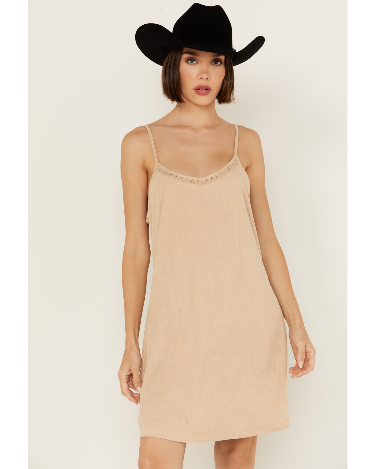Shyanne Women's Faux Suede Sleeveless Dress