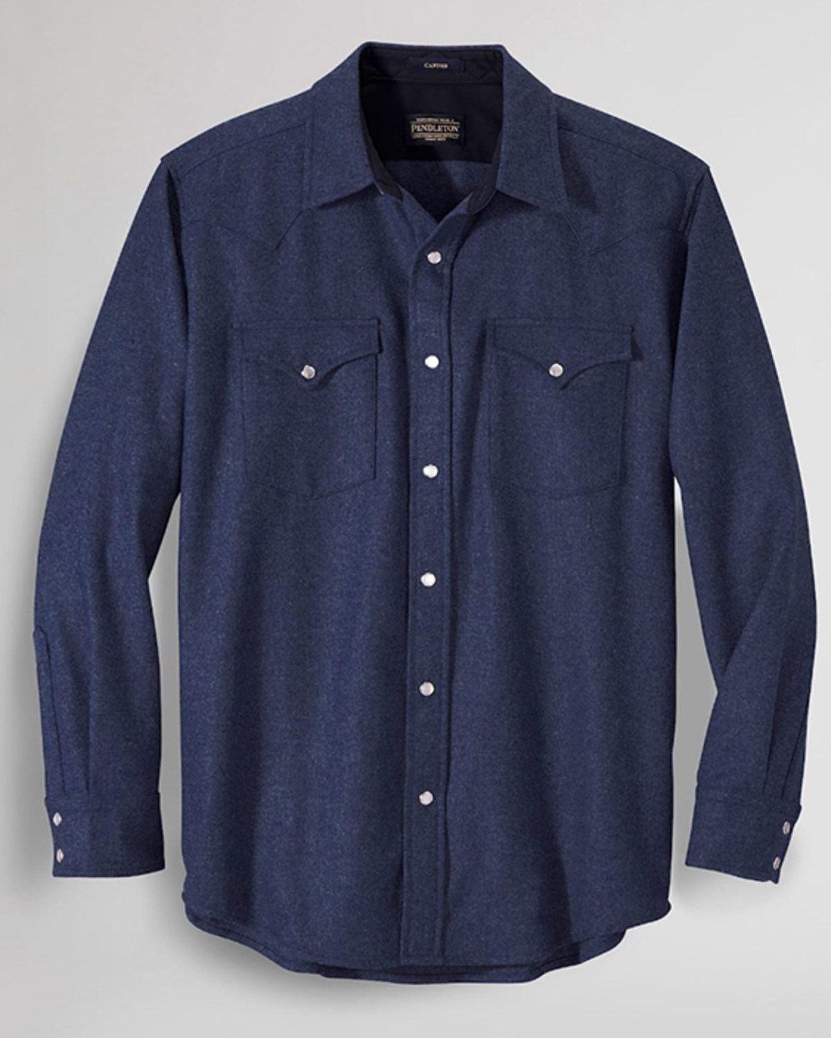Solid blue flannel shirt Clearance