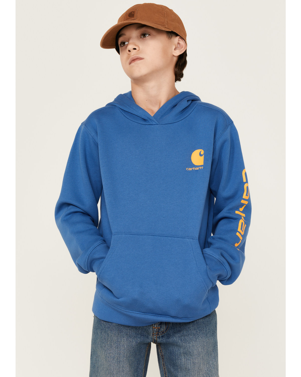 Boys carhartt sweatshirt clearance