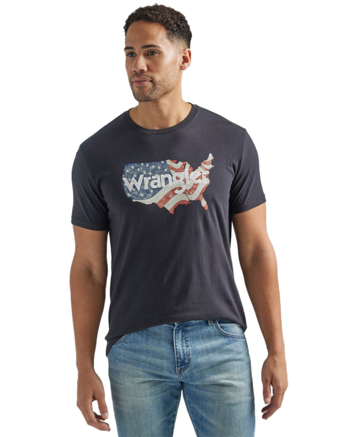 Wrangler Men's Americana USA Short Sleeve Graphic T-Shirt
