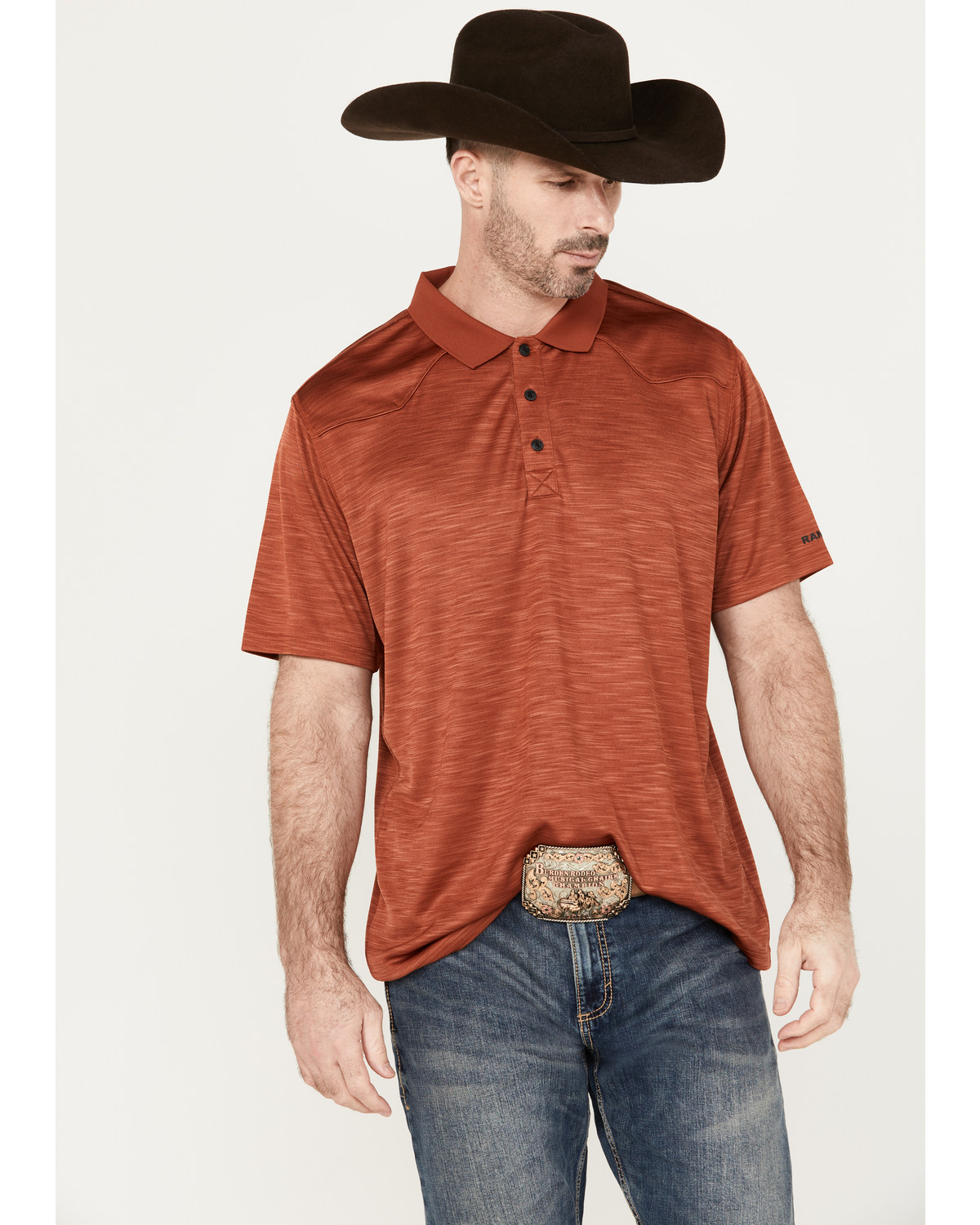 RANK 45® Men's Piped Polo