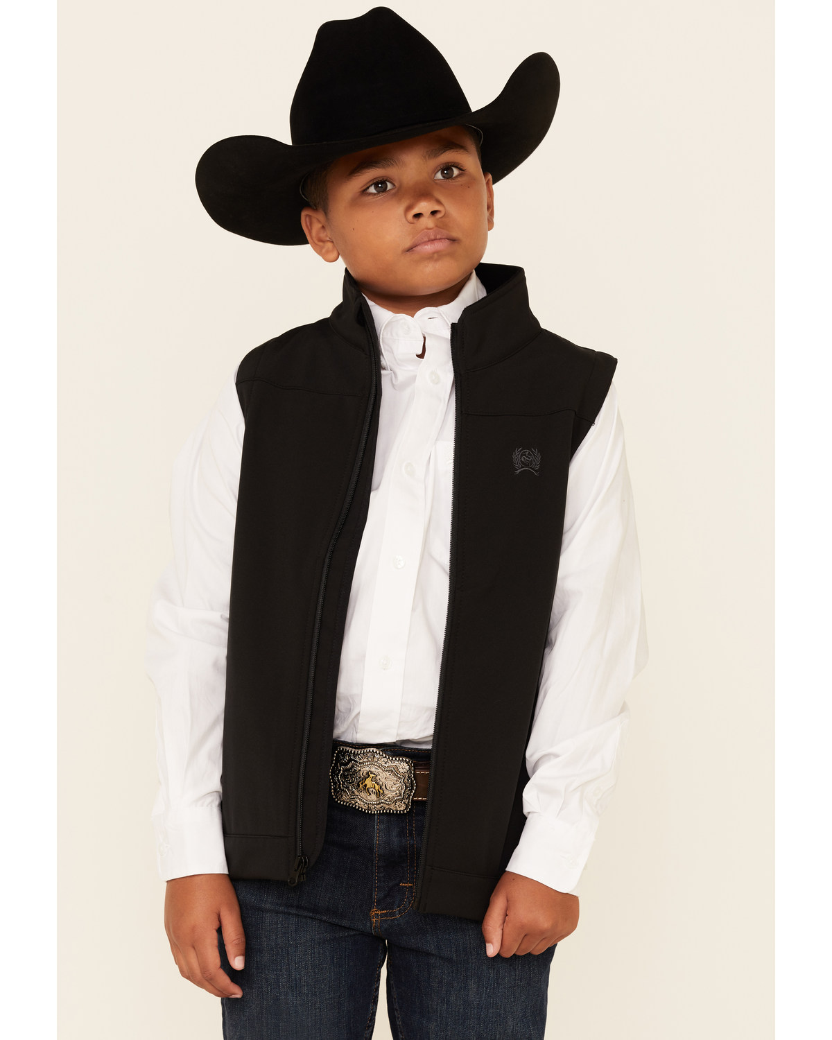 Boys zip up vest hot sale