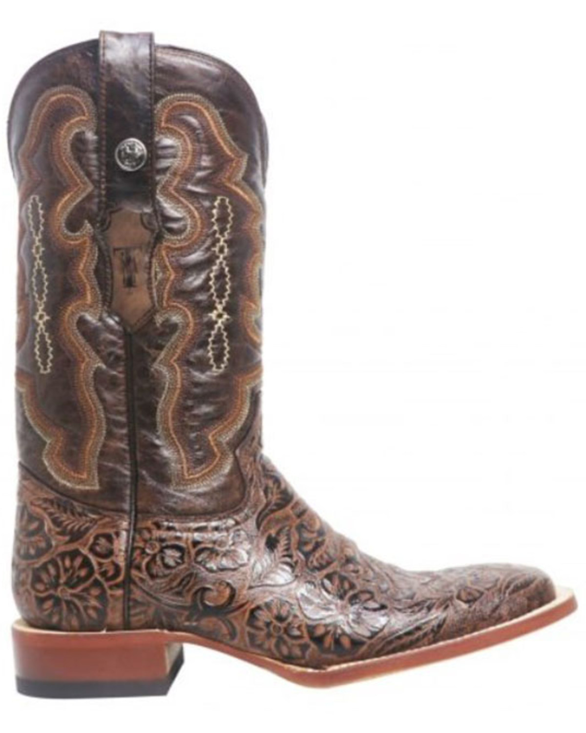 hand tooled boots men's