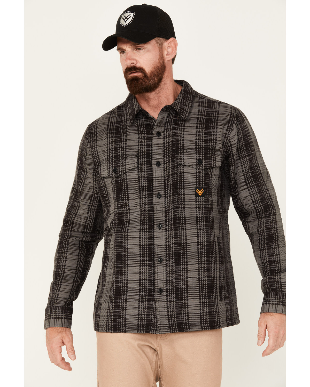Hawx Men's Brawny Flannel Work Shirt