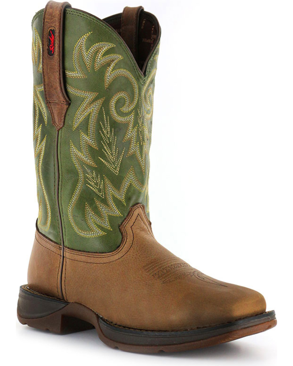 Durango Men's Rebel PullOn Broad Square Toe Western Boots Boot Barn