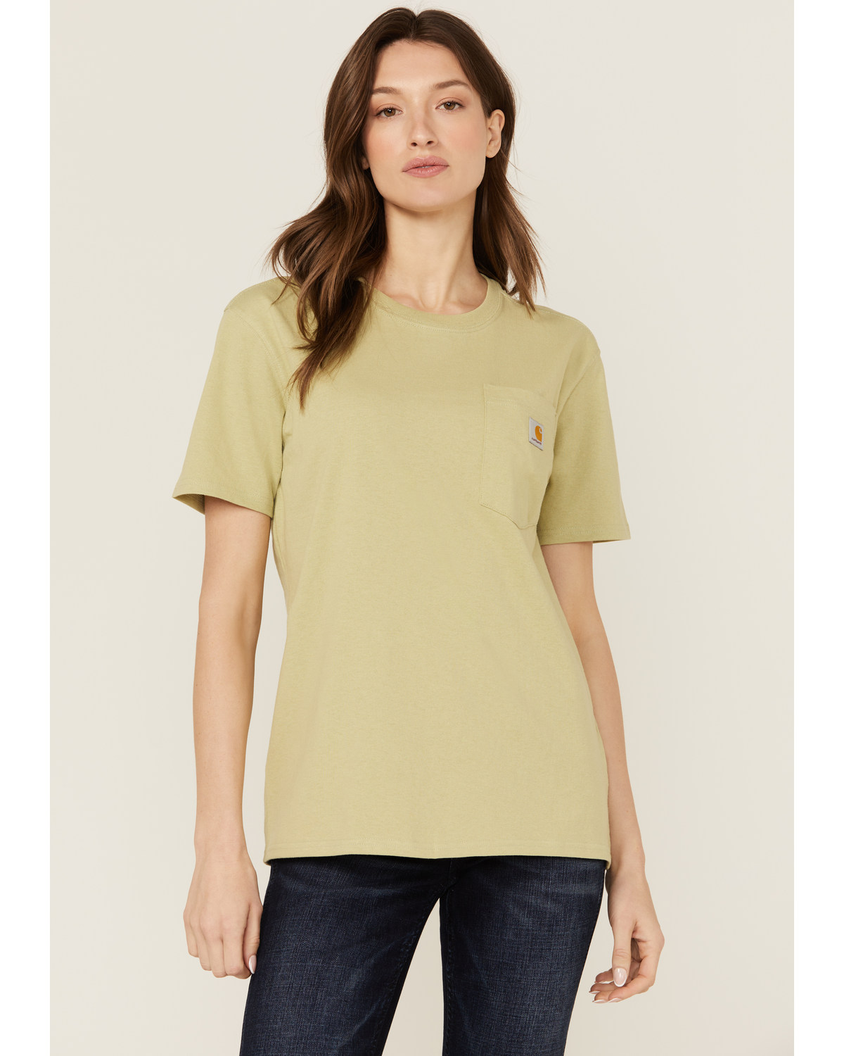 Carhartt Women's Loose Fit Heavyweight Short Sleeve Pocket Tee