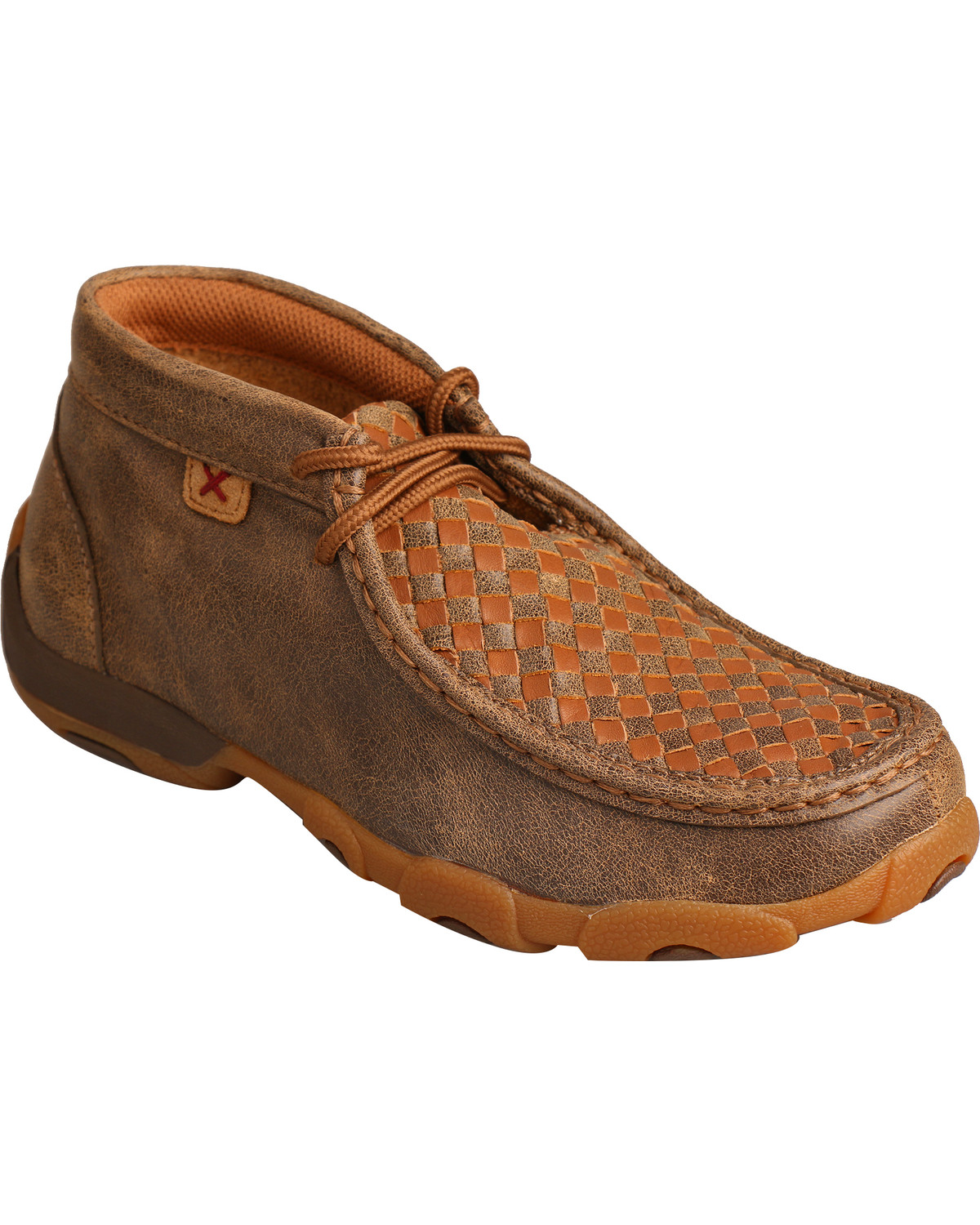 Twisted X Boys' Tall Driving Moccasins- Round Toe