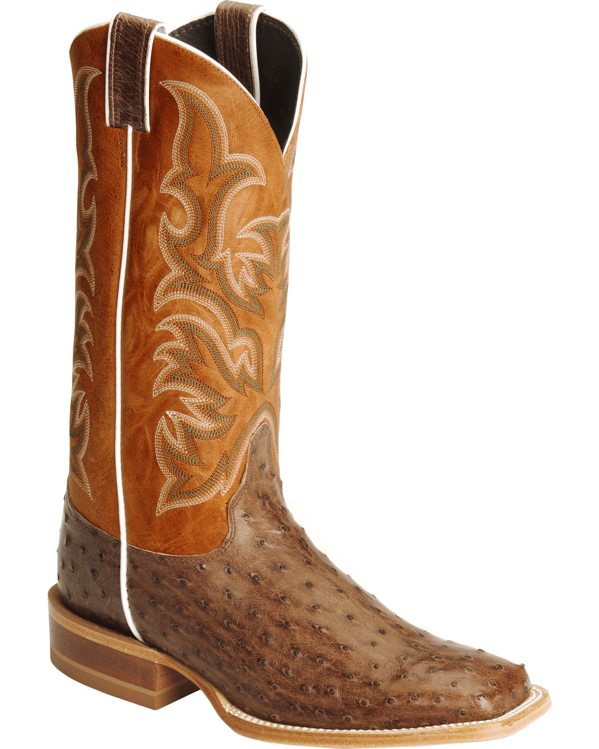 Justin Men's AQHA Remuda Full Quill Ostrich Exotic Boots