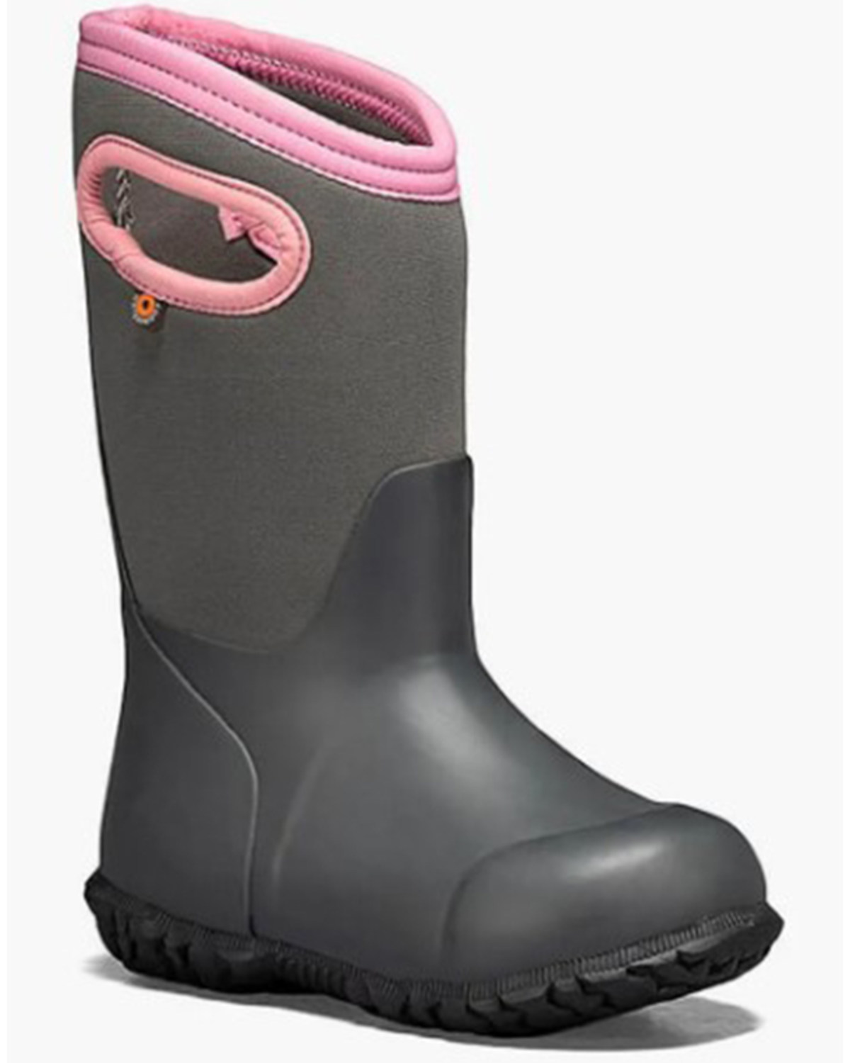 Bogs Girls' York Solid Rain Boots - Round Toe