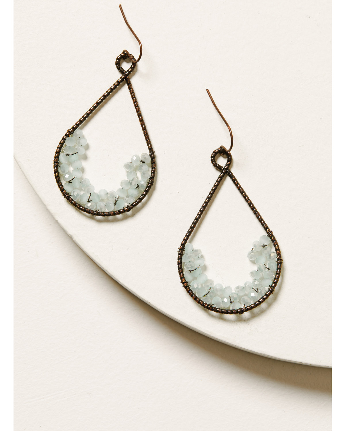 Shyanne Women's Mystic Skies Teardrop Stone Earrings