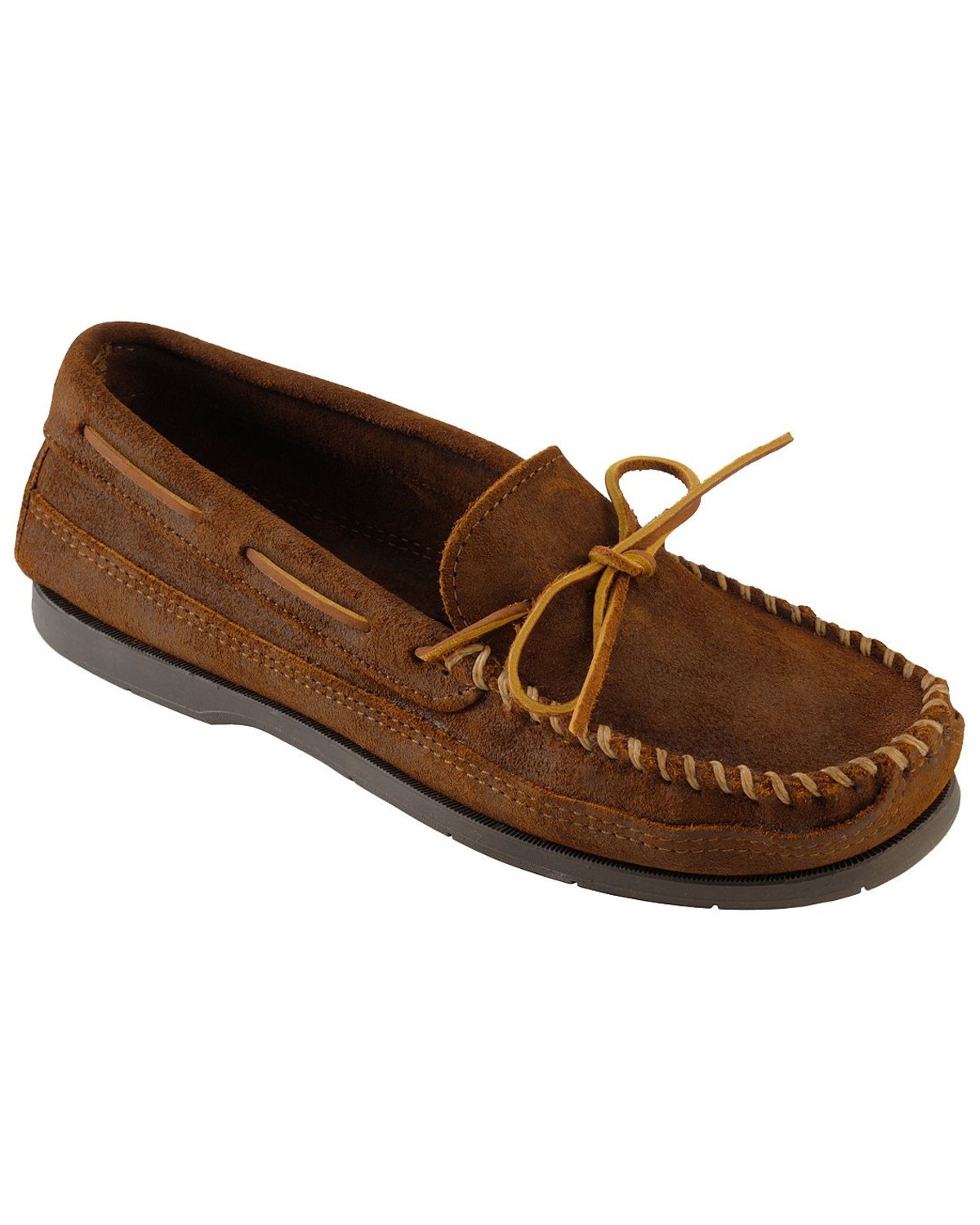 Men's Minnetonka Double Bottom Hardsole Moccasins