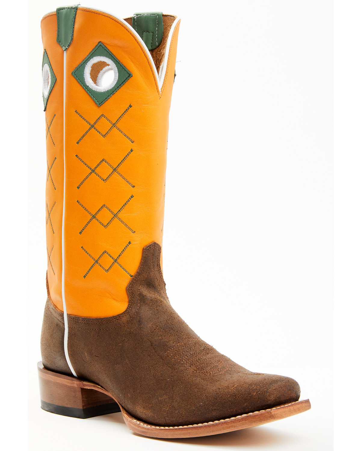 Justin Men's Billet Cowhide Leather Western Boots - Square Toe