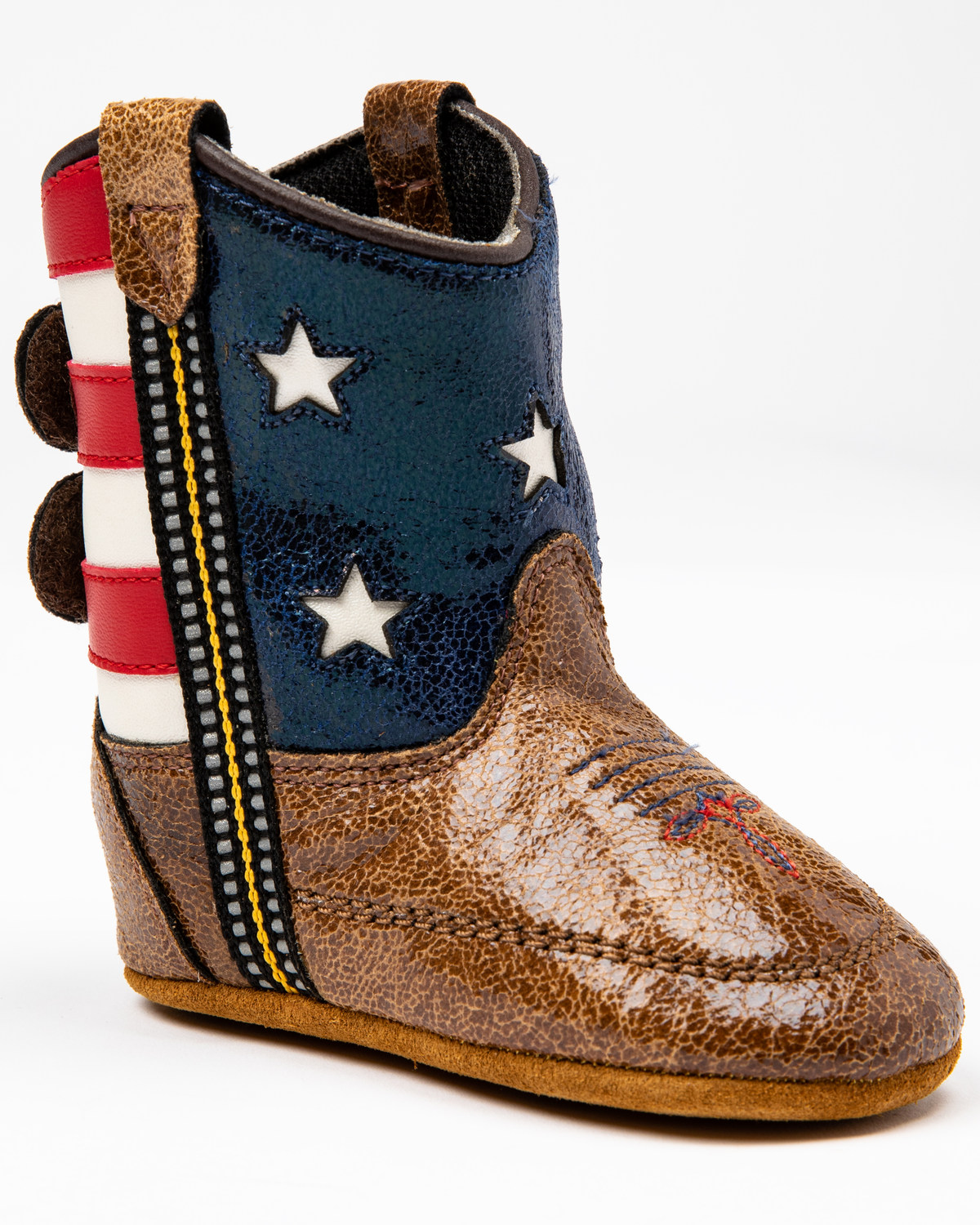 Cody James Infant Boys' Flag Poppet Western Boots - Round Toe