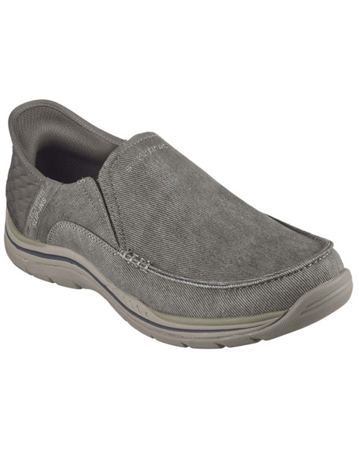 Skechers Men's Cayson Slip-Ins Relaxed Fit Casual Shoes - Moc Toe