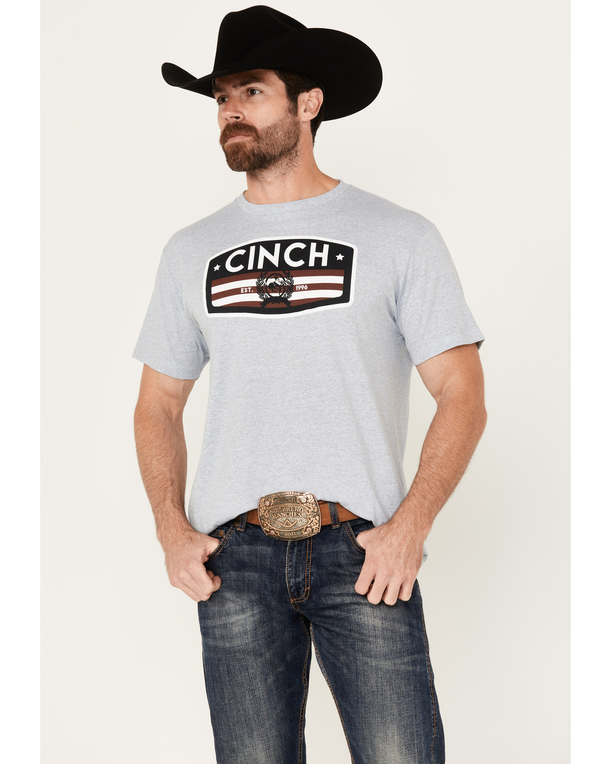Cinch Men's Americana Logo Short Sleeve Graphic T-Shirt