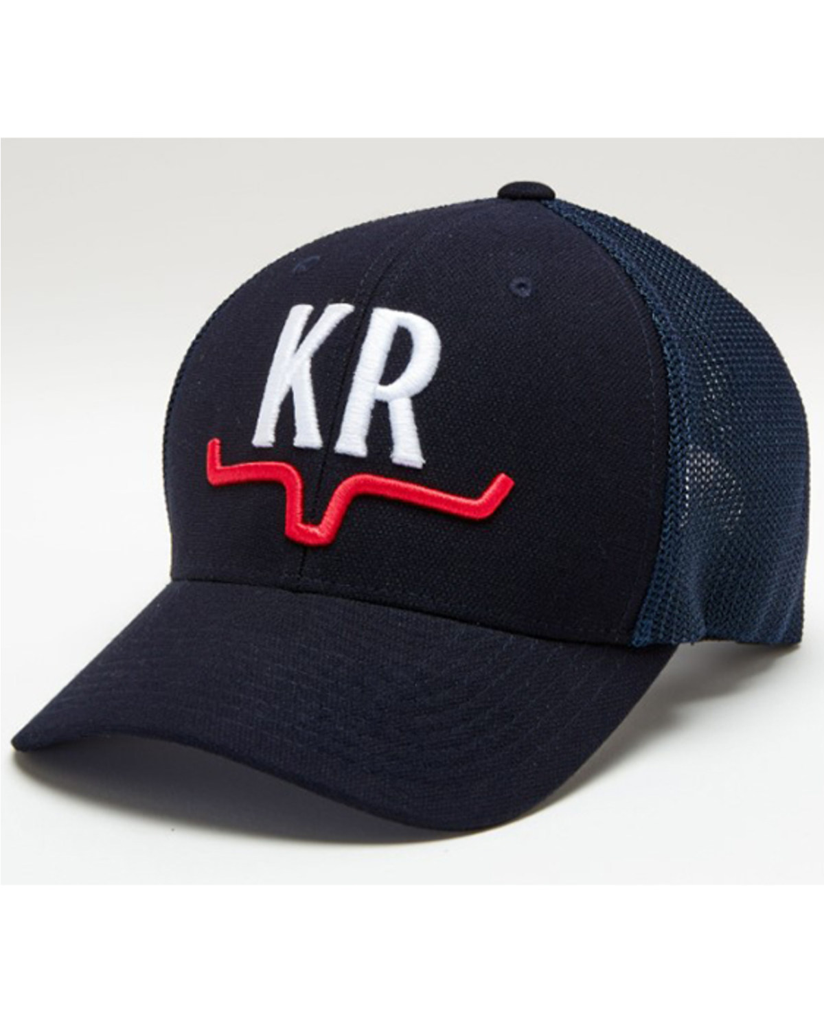 Kimes Ranch Men's Rise Above Logo Mesh Back Trucker Cap