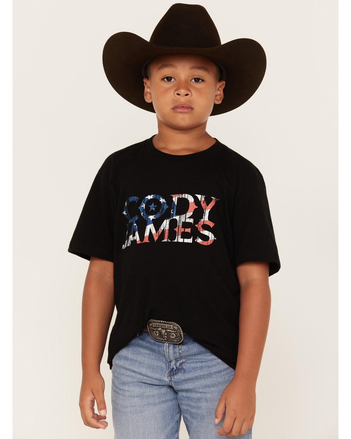 Cody James Boys' Americana Logo Short Sleeve Graphic T-Shirt