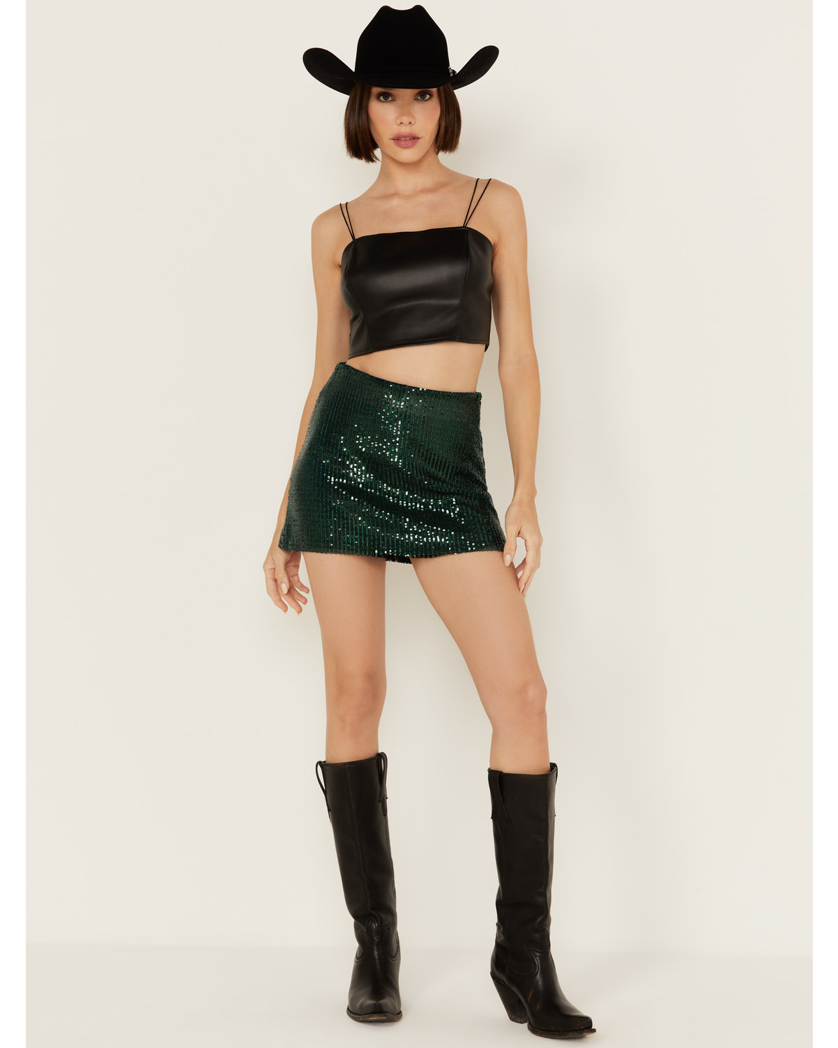 Show Me Your Mumu Women's All Night Sequins Skort