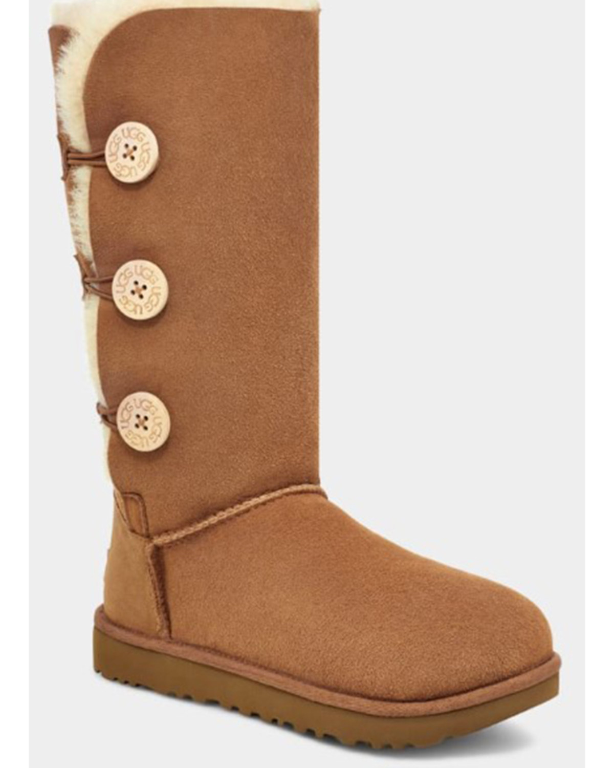 ugg bailey button tall grey