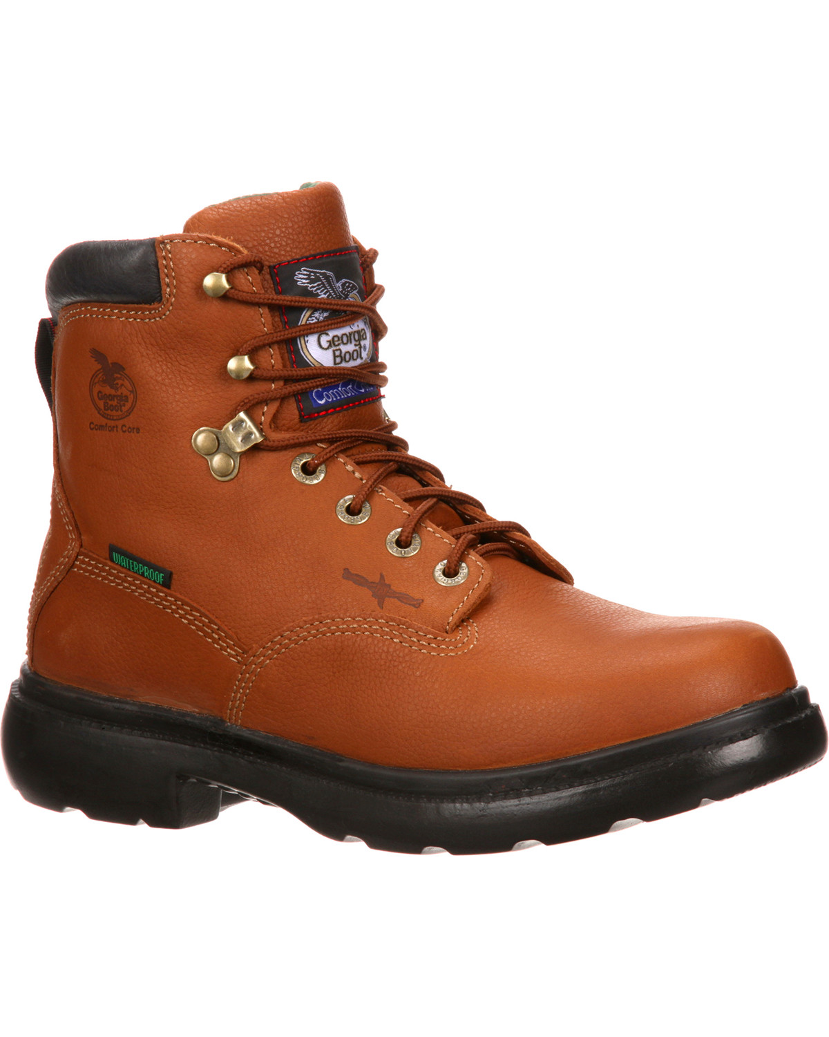 Georgia Boot Men's Farm and Ranch 6" Waterproof Boots