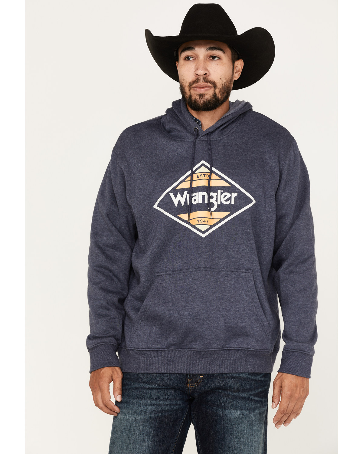 Wrangler Men's Southwestern Logo Graphic Hooded Sweatshirt