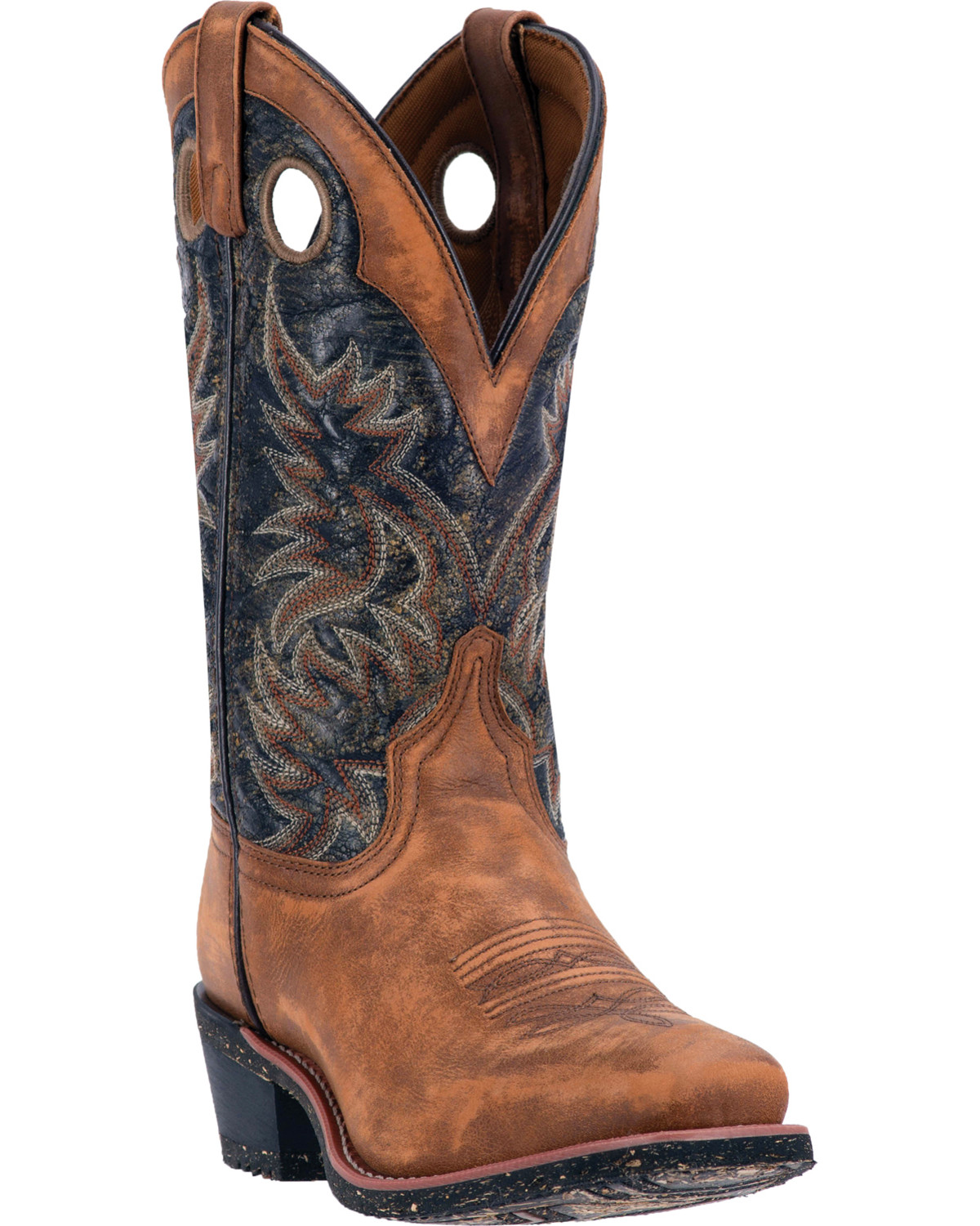 Laredo Men's Rugged Embroidery Western Boots