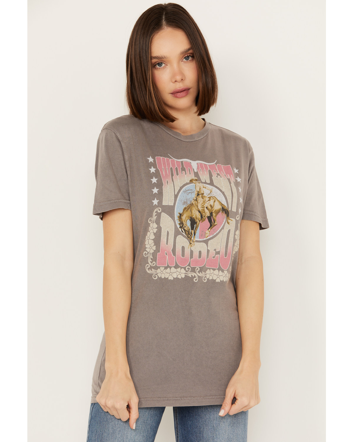 Bohemian Cowgirl Women's Wild West Rodeo Graphic Tee